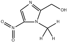 羟基二甲硝咪唑-D3 结构式