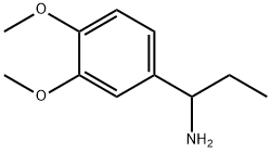 1-(3,4-二甲氧苯基)丙胺 结构式