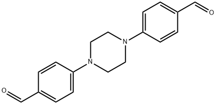 4,4'-(哌嗪-1,4-二基)二苯甲醛 结构式
