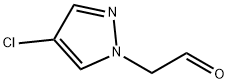 (4-chloro-1H-pyrazol-1-yl)acetaldehyde 结构式