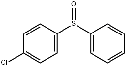 (p-Chlorophenyl)(phenyl) sulfoxide 结构式