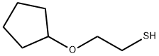 2-(Cyclopentyloxy)ethanethiol 结构式