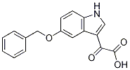 2-[5-(苄氧基)-1基-吲哚-3基]-2-氧代乙酸 结构式