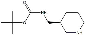 S-3-N-BOC-AMINOMETHYL PIPERIDINE-HCl 结构式