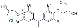 3,3'-[1-Methylethylidenebis(2,6-dibromo-4,1-phenyleneoxy)]bis(1-chloro-2-propanol) 结构式