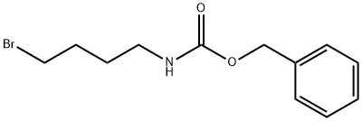 (4-溴丁基)氨基甲酸苄酯 结构式