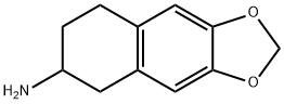 5,6,7,8-四氢萘并[2,3-D][1,3]1,3-二氧杂环戊烯-6-胺 结构式