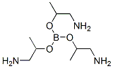 三(2-氨基-1-甲基乙基)硼酸酯 结构式