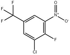 3-氯-4-氟-5-硝基三氟甲苯 结构式