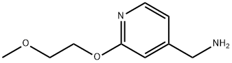 2-(2-甲氧基乙氧基)吡啶-4-基]甲胺 结构式