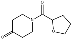 1-(TETRAHYDRO-2-FURANYLCARBONYL)-4-PIPERIDINONE 结构式