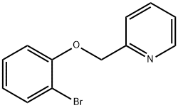 2-(2-溴苯氧基甲基)吡啶 结构式
