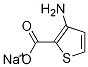 3-氨基噻吩-2-羧酸钠 结构式