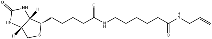 1H-Thieno[3,4-d]iMidazole-4-pentanaMide, hexahydro-2-oxo-N-[6-oxo-6-(2-propenylaMino)hexyl]-, (3aS,4S,6aR)- 结构式