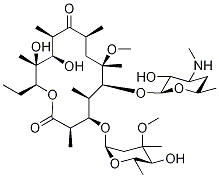 N-去甲克拉霉素 结构式
