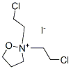 2,2-bis(2-chloroethyl)-1-oxa-2-azoniacyclopentane iodide 结构式