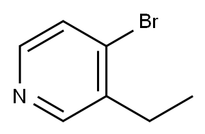 4-BROMO-3-ETHYLPYRIDINE 结构式