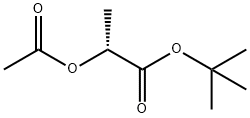 (R)-2-乙酰氧基丙酸叔丁酯 结构式