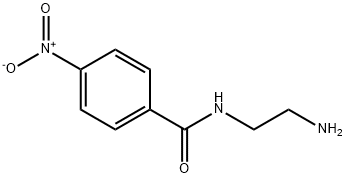 N-(2-氨基乙基)-4-硝基苯甲酰胺 结构式