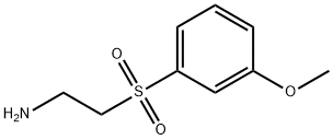 2-[(3-METHOXYPHENYL)SULFONYL]ETHANAMINE 结构式