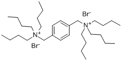 (p-Phenylenedimethylene)bis(tributylammonium bromide) 结构式