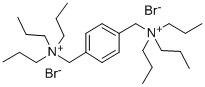 (p-Phenylenedimethylene)bis(tripropylammonium bromide) 结构式