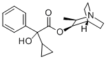 MANDELIC ACID, alpha-CYCLOPROPYL-, 2-METHYL-3-QUINUCLIDINYL ESTER, (mi xed isomer 结构式