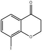 8-碘-4-二氢色原酮 结构式