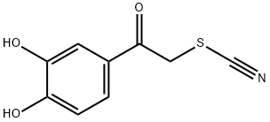 硫氰酸 2-(3,4-二羟基苯基)-2-氧代乙酯 结构式