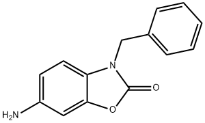 6-氨基-3-苄基苯并[D]恶唑-2(3H)-酮 结构式