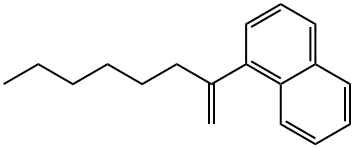 1-(1-METHYLENE-HEPTYL)-NAPHTHALENE 结构式