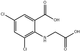 3,5_dichloro-N-(carboxymethyl)anthranilic acid 结构式