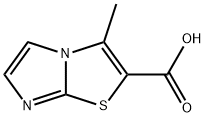 3-甲基咪唑并[2,1-B]噻唑-2-羧酸 结构式