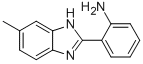 2-(6-METHYL-1H-BENZIMIDAZOL-2-YL)-BENZENAMINE 结构式