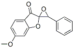 6-Methoxy-3'-phenylspiro[benzofuran-2(3H),2'-oxiran]-3-one 结构式