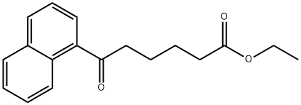 ETHYL 6-(1-NAPHTHYL)-6-OXOHEXANOATE 结构式