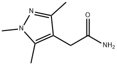 2-(1,3,5-三甲基-1H-吡唑-4-基)乙酰胺 结构式