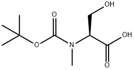 BOC-N-甲基-L-丝氨酸 结构式