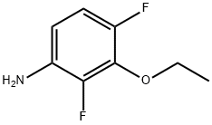 3-乙氧基-2,4-二氟苯胺 结构式