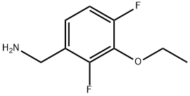 3-乙氧基-2,4-二氟苄胺 结构式