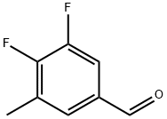 3,4-二氟-5-甲基苯甲醛 结构式