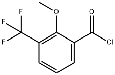 2-甲氧基-3-(三氟甲基)本甲酰氯 结构式