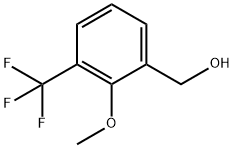 2-METHOXY-3-(TRIFLUOROMETHYL)BENZYL ALCOHOL 结构式