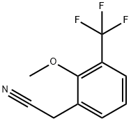 2-甲氧基-3-(三氟甲基)苯乙腈 结构式