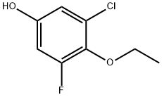 3-氯-4-乙氧基-5-氟苯酚 结构式