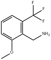 2-METHOXY-6-(TRIFLUOROMETHYL)BENZYLAMINE 结构式