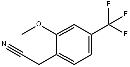 2-(2-甲氧基-4-(三氟甲基)苯基)乙腈 结构式