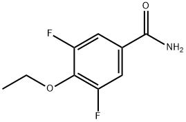 4-乙氧基-3,5-二氟苯甲酰胺 结构式