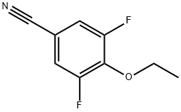 4-乙氧基-3,5-二氟苯甲腈 结构式