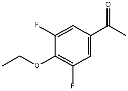 1-(4-乙氧基-3,5-二氟苯基)乙烷-1-酮 结构式